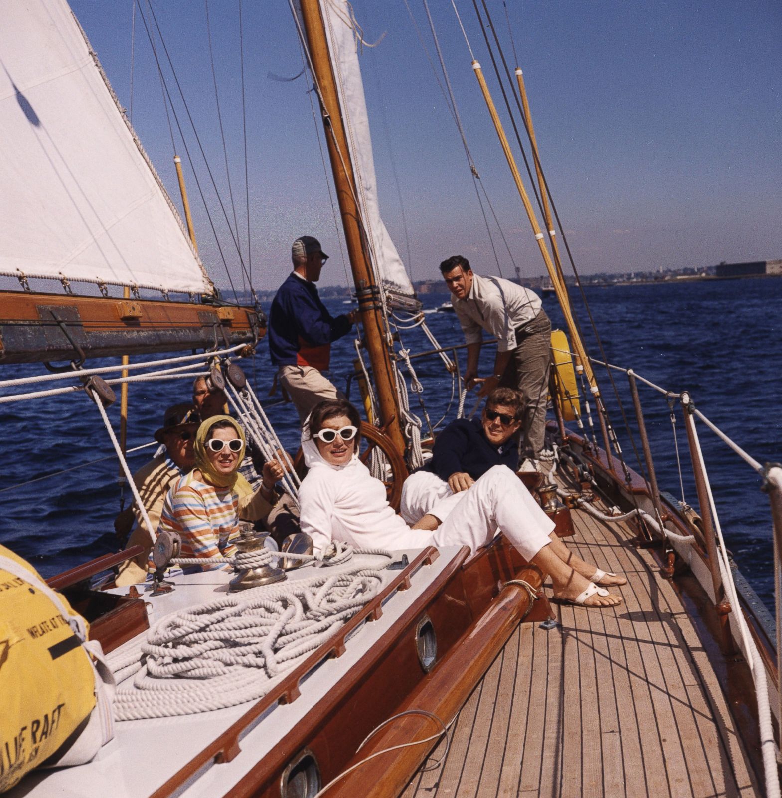 jackie kennedy on onassis yacht