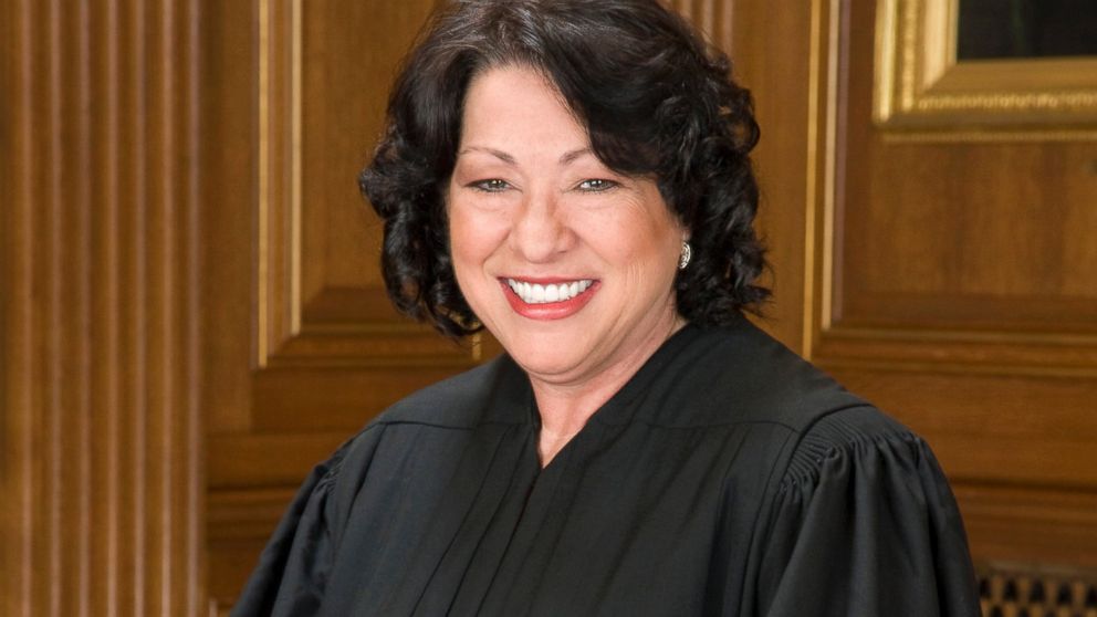 Supreme Court Justice Sonia Sotomayor.