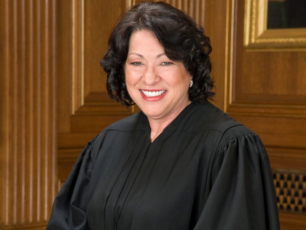 PHOTO: Supreme Court Justice Sonia Sotomayor.