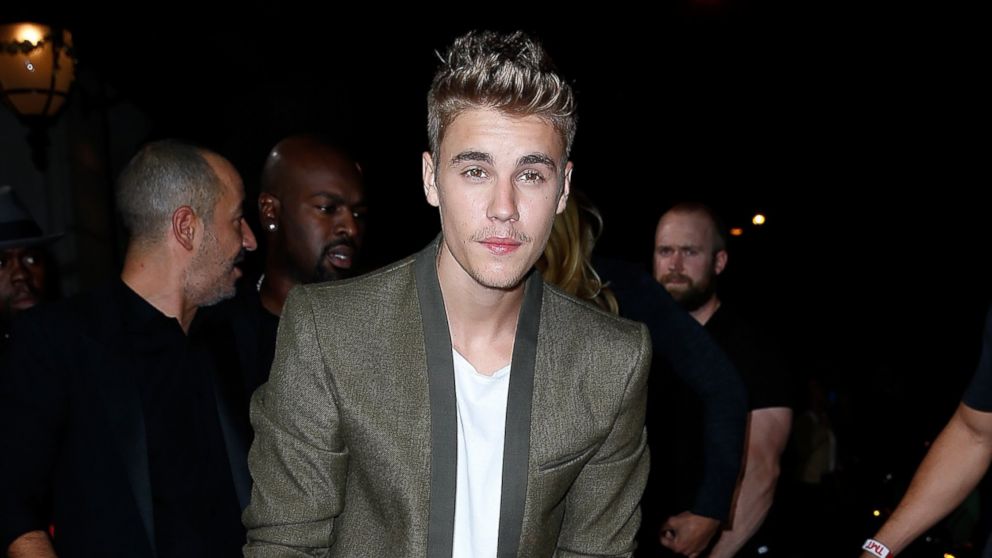 Justin Bieber attends the CR Fashion Book Issue No.5 launch party in Paris, Sept. 30, 2014.