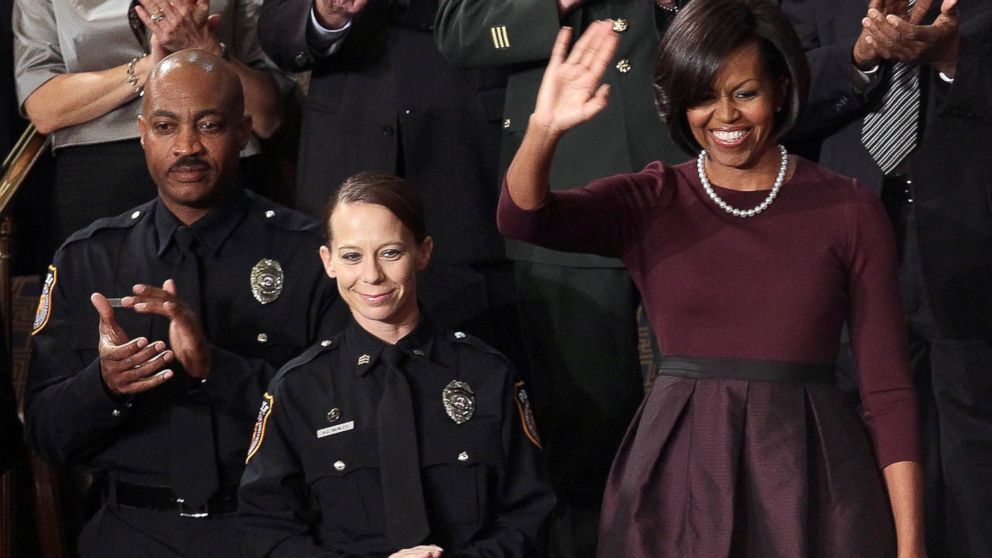 PHOTO: Police Officer Kimberly Munley at the US Capitol, Jan. 27, 2010 in Washington.