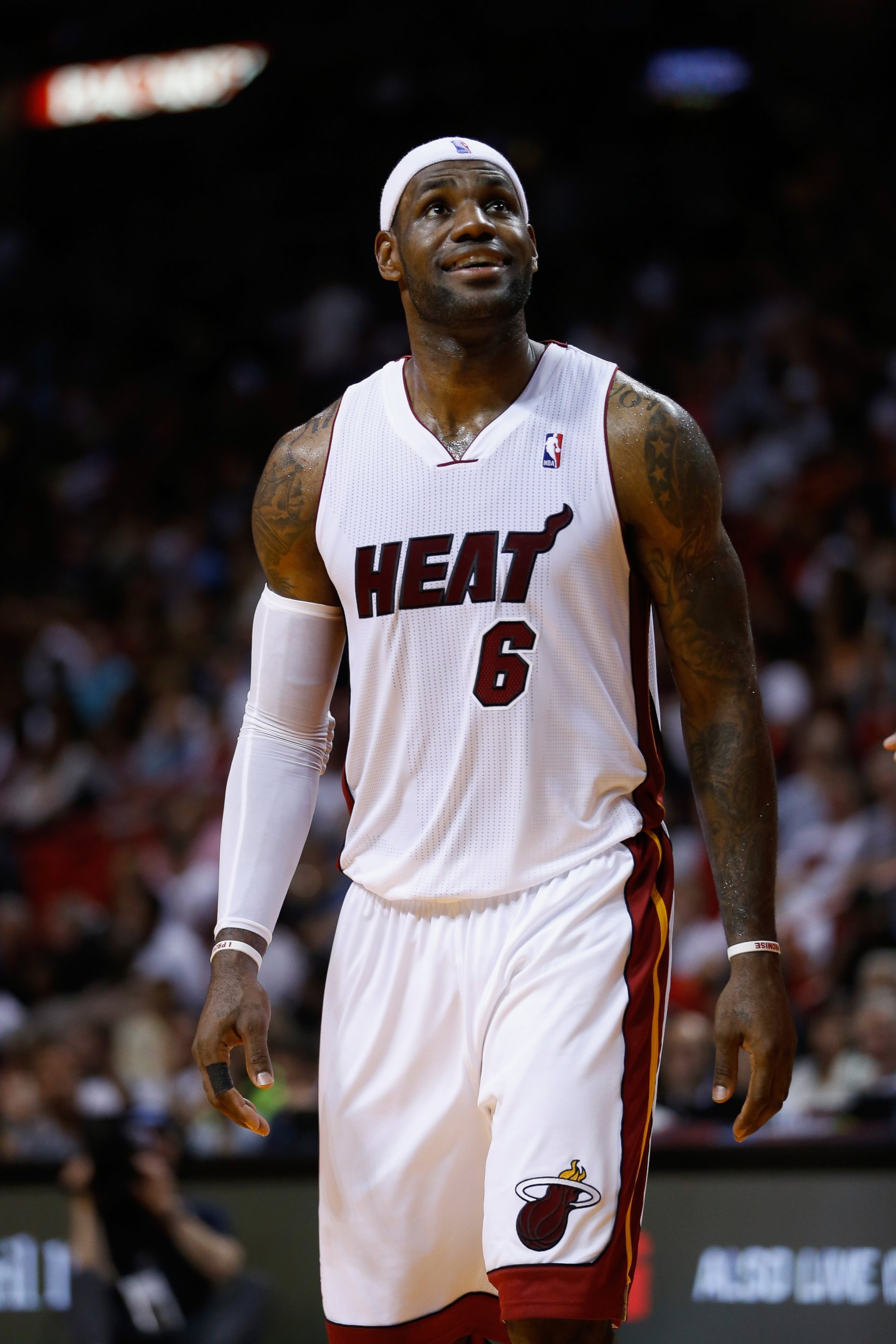 PHOTO: LeBron James is pictured on March 16, 2014 in Miami, Florida. 
