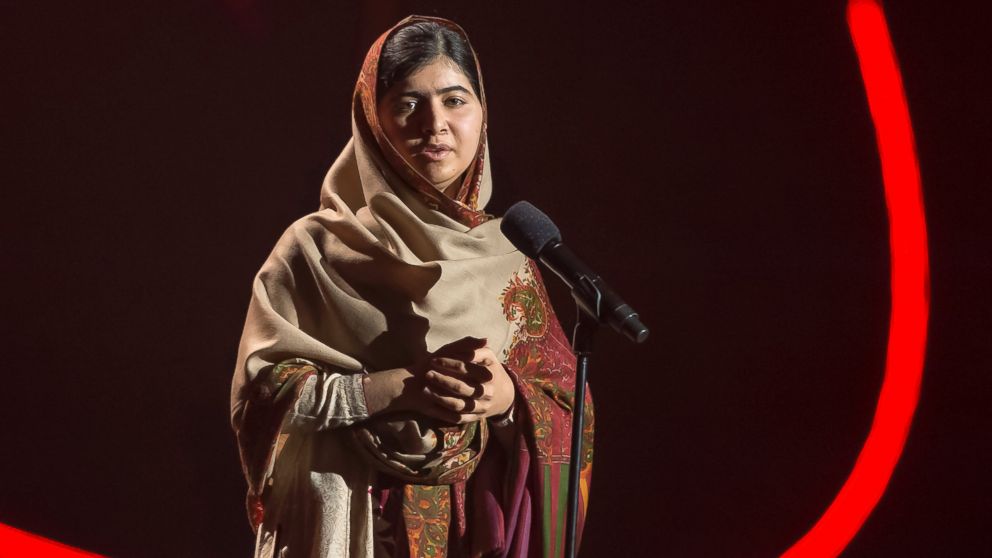 Nobel Peace Prize winner Malala Yousafzai of Pakistan speaks to the audience during the Nobel Peace Prize concert on Dec. 11, 2014 in Oslo, Norway.