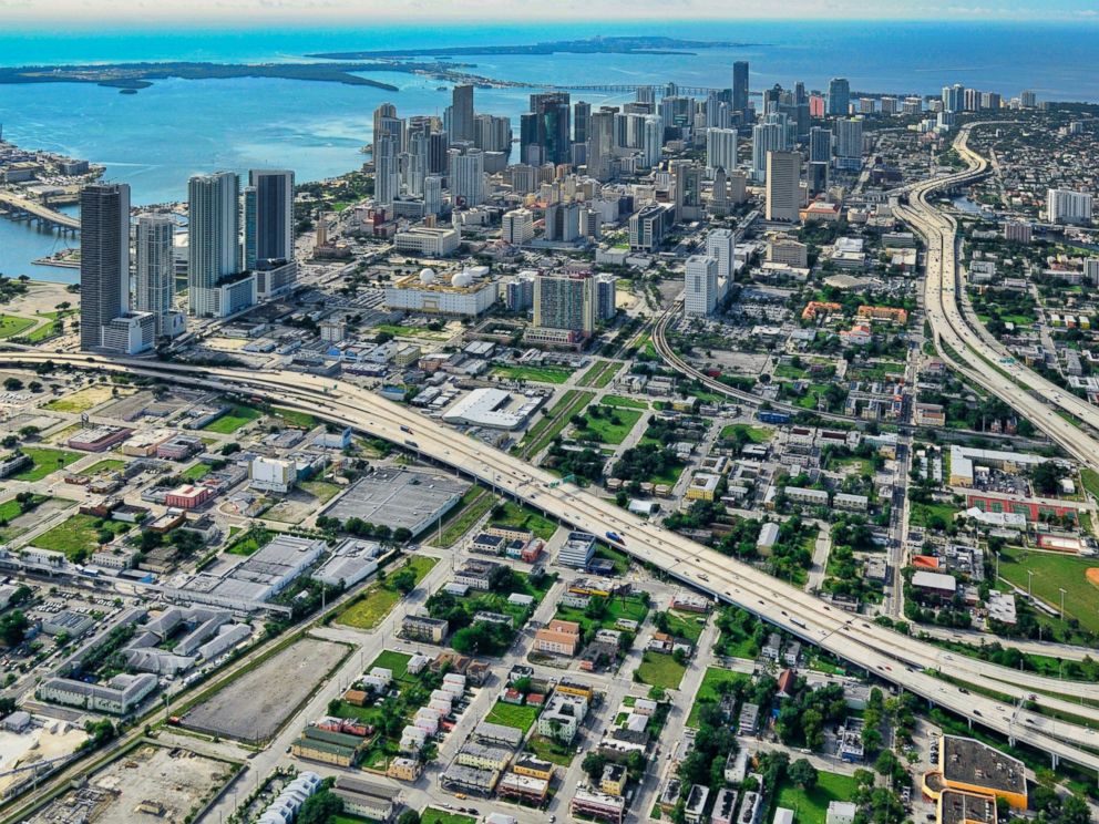PHOTO:An aerial view of Miami is seen in this undated file photo.