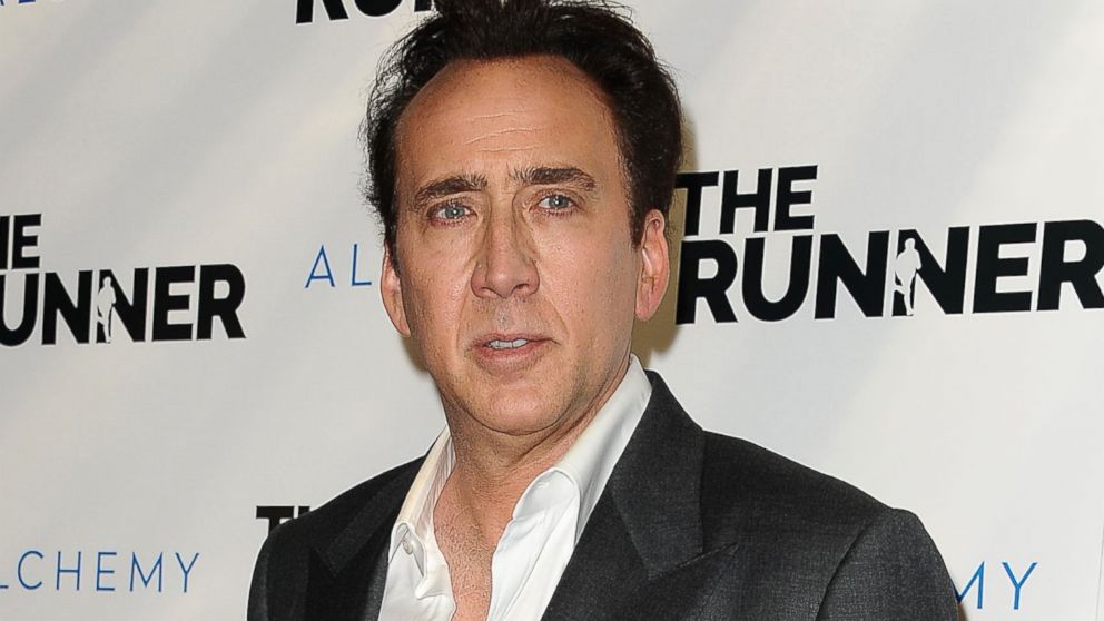 Nicolas Cage attends a screening of "The Runner" at TCL Chinese 6 Theatres, Aug. 5, 2015, in Hollywood, Cali.