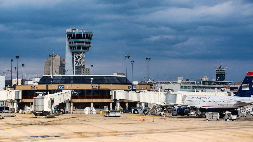 The Terminal and control tower at Philadelphia International Airport.