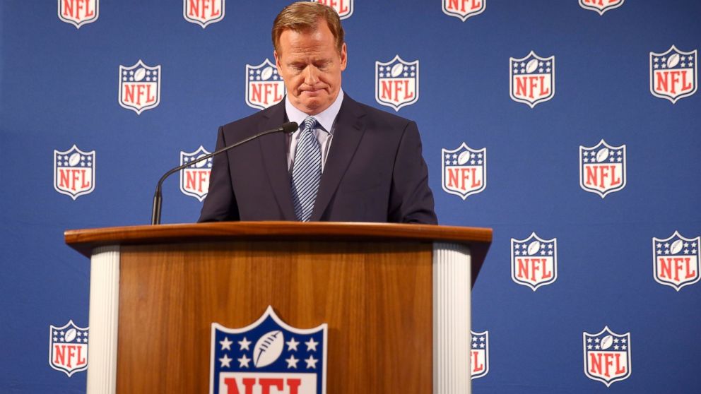 VIDEO: NFL commissioner addresses the league's handling of domestic violence incidents.