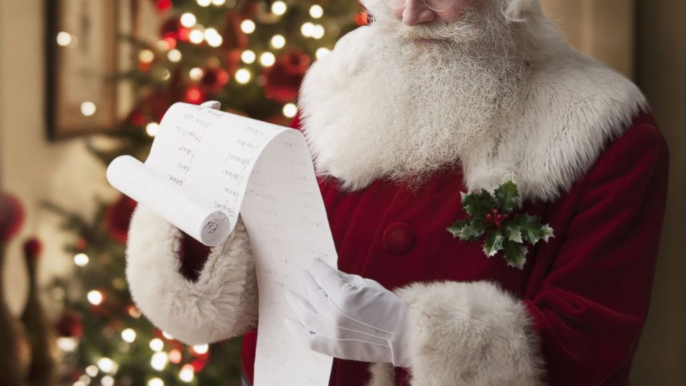 Santa is pictured in this stock photo. 