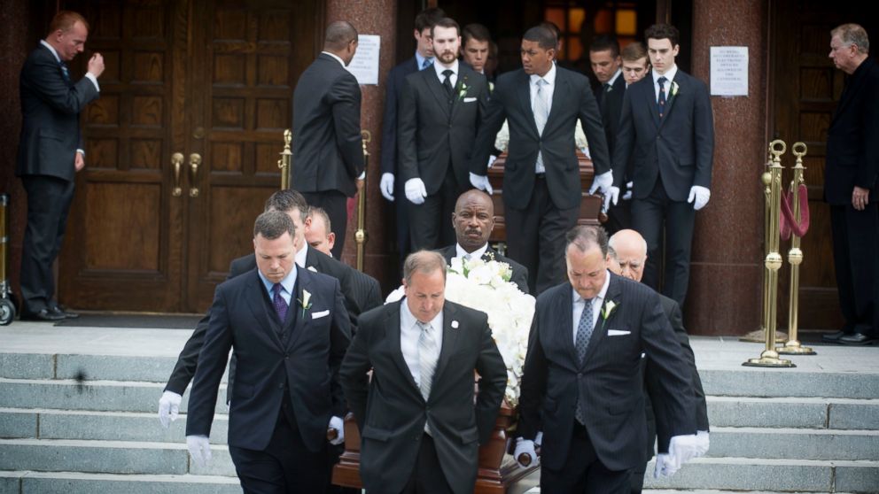 PHOTO: Hundreds mourn and attend the funeral for the Savopoulos Family at the Saint Sophia Orthodox Greek Cathedral in Washington, D.C., June 1, 2015. Savvas, Amy and their son Philip were taken hostage and murdered during a robbery at the home.