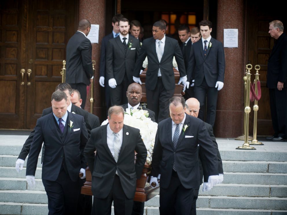 PHOTO: Hundreds mourn and attend the funeral for the Savopoulos Family at the Saint Sophia Orthodox Greek Cathedral in Washington, D.C., June 1, 2015. Savvas, Amy and their son Philip were taken hostage and murdered during a robbery at the home.