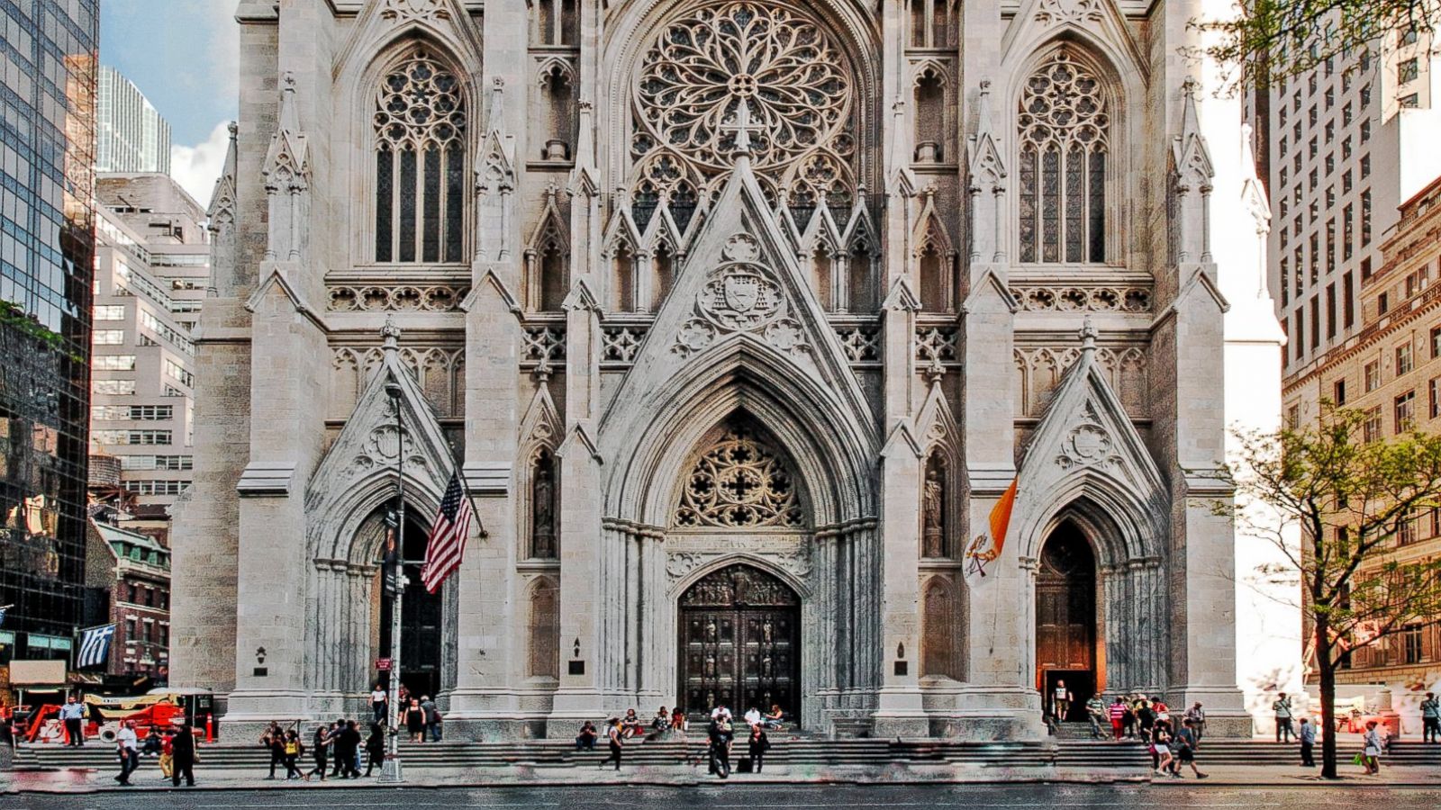 Man arrested after approaching historic St. Patrick's Cathedral with gas  cans, light fluid - ABC News