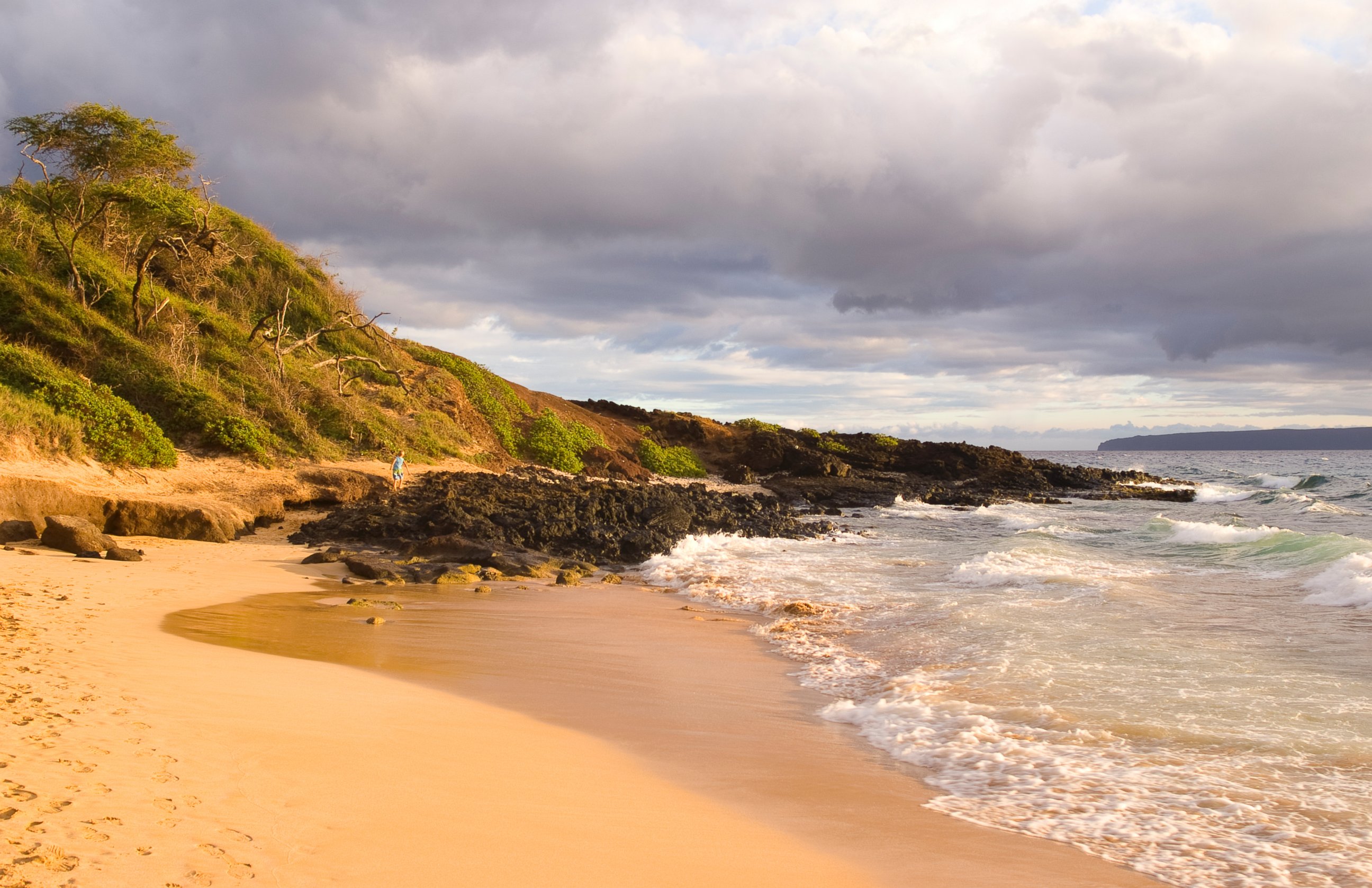 PHOTO: Big Beach In Wailea, Maui, Hawaii. 