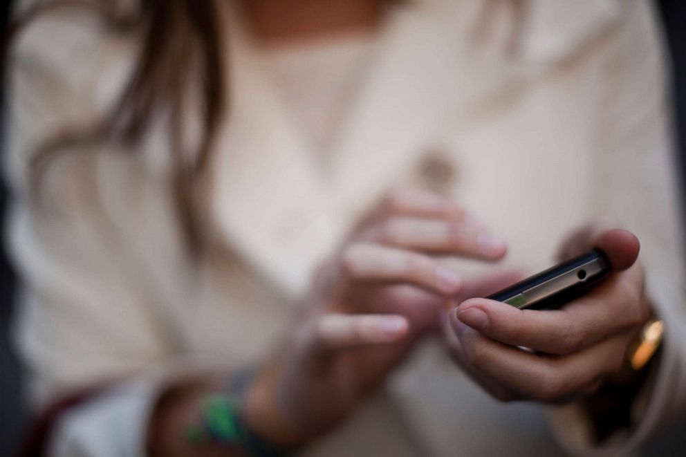 PHOTO: A woman is seen texting in this undated stock photo.