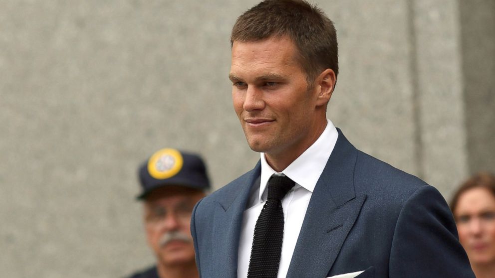 Tom Brady of the New England Patriots leaves federal court after contesting his four game suspension with the NFL, Aug. 31, 2015, in New York City.