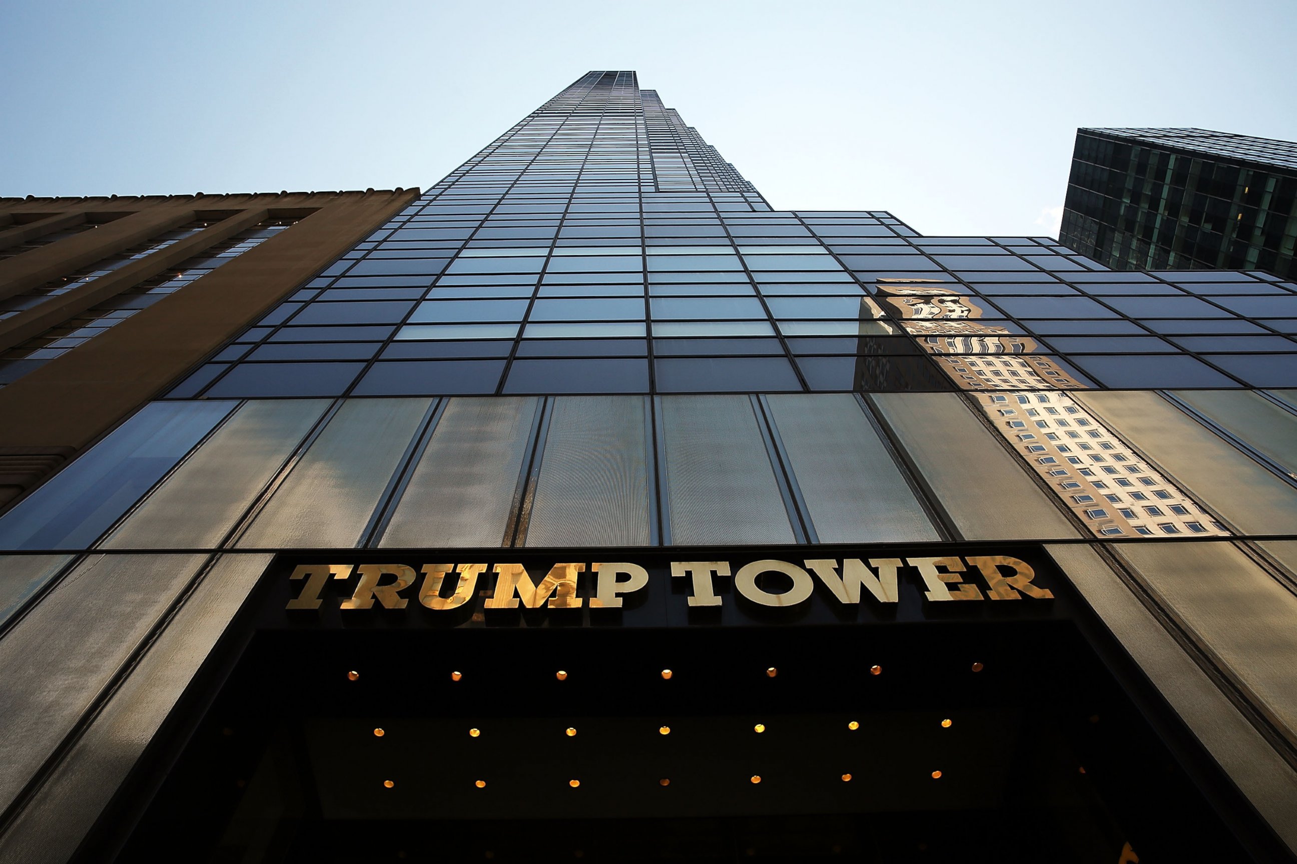 PHOTO: The Trump Tower building is viewed on 5th Avenue, July 22, 2015, in New York City.