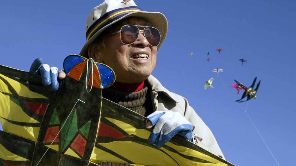 Artist Tyrus Wong is pictured here in 2004.