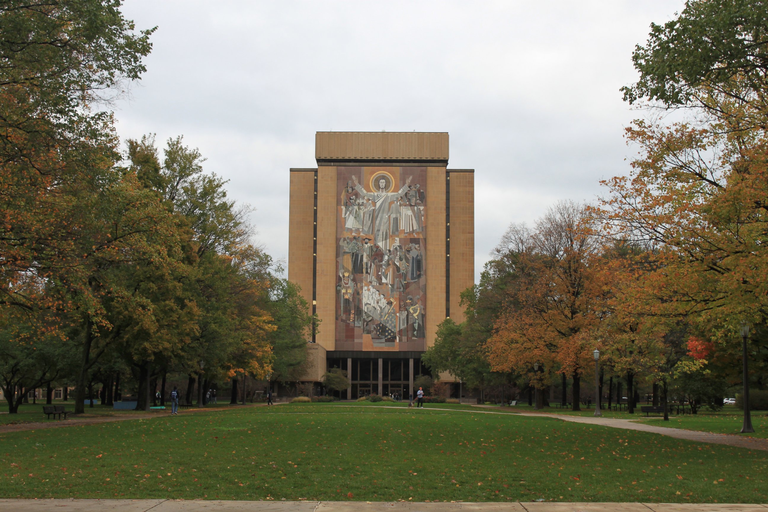 PHOTO: The Hesburgh Library at The University of Notre Dame in South Bend, Ind. is seen in this undated photo. 