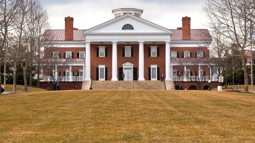 A general view of Saunders Hall, an academic building on the University of Virginia campus, is seen in this file photo taken Feb. 28, 2013.