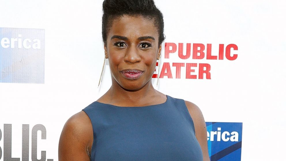 Uzo Aduba attends the Public Theater's 2014 Gala celebrating "One Thrilling Combination," June 23, 2014, in New York.