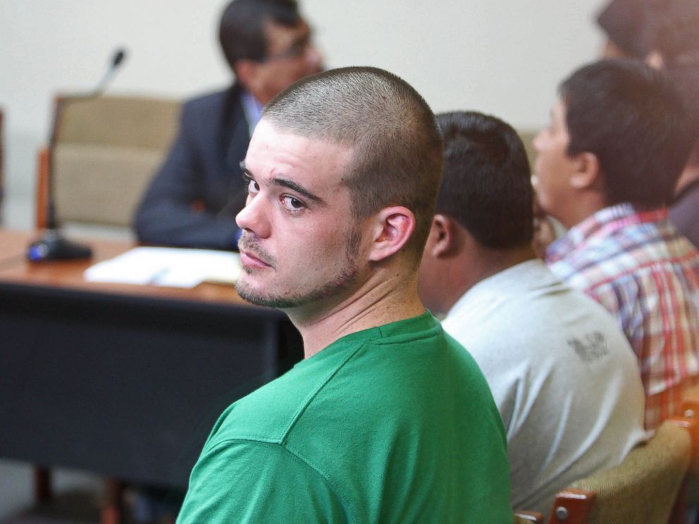 PHOTO: Joran Van der Sloot is pictured during a hearing at the Lurigancho Prison in Lima on Jan. 13, 2012.