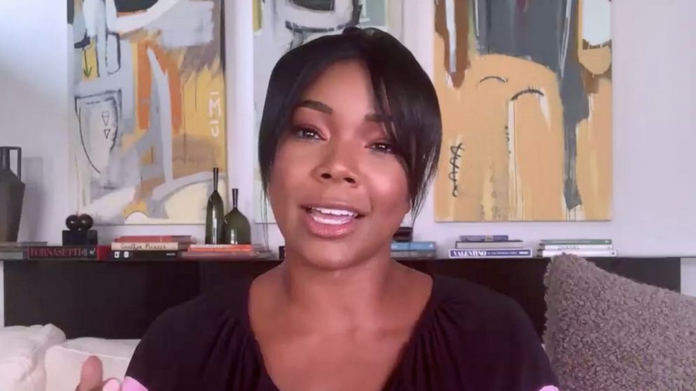 PHOTO: Actress and co-executive producer of "LA's Finest" Gabrielle Union joins "The View" on Wednesday, Sept. 16, 2020.