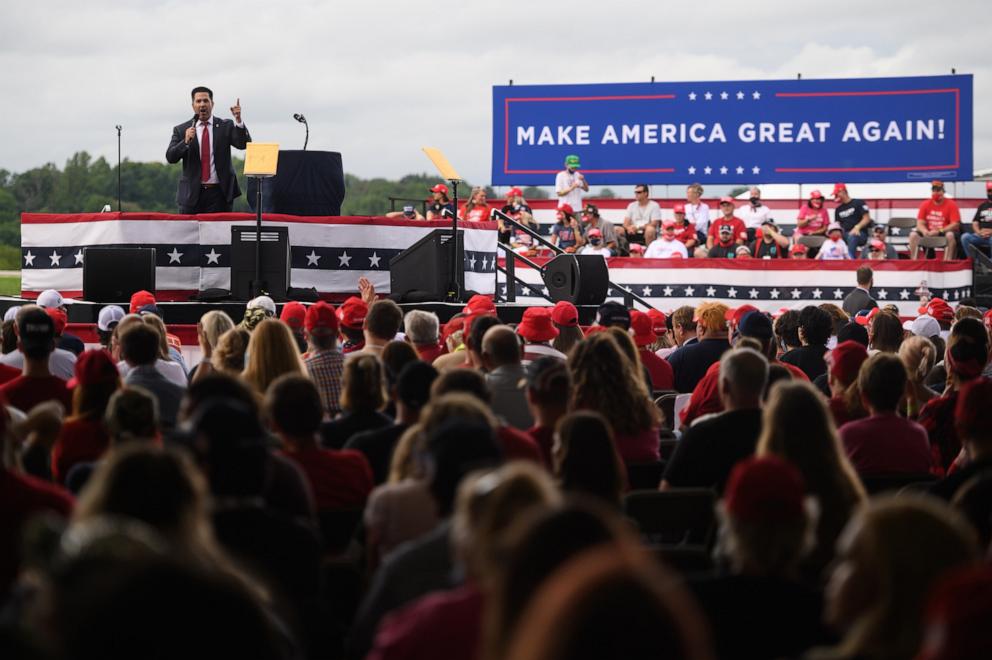 PHOTO: President Trump Holds Campaign Rally In Pennsylvania