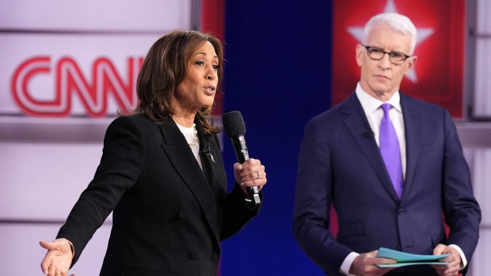 Kamala Harris Participates In CNN Town Hall In Philadelphia