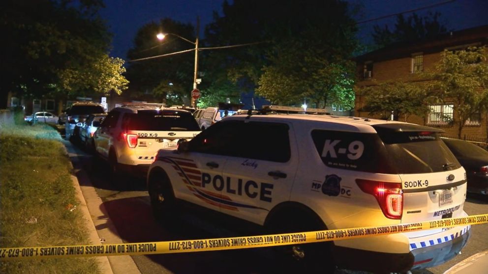 PHOTO: A 10-year-old girl was shot dead by masked gunmen in Washington, D.C., July 16, 2018.