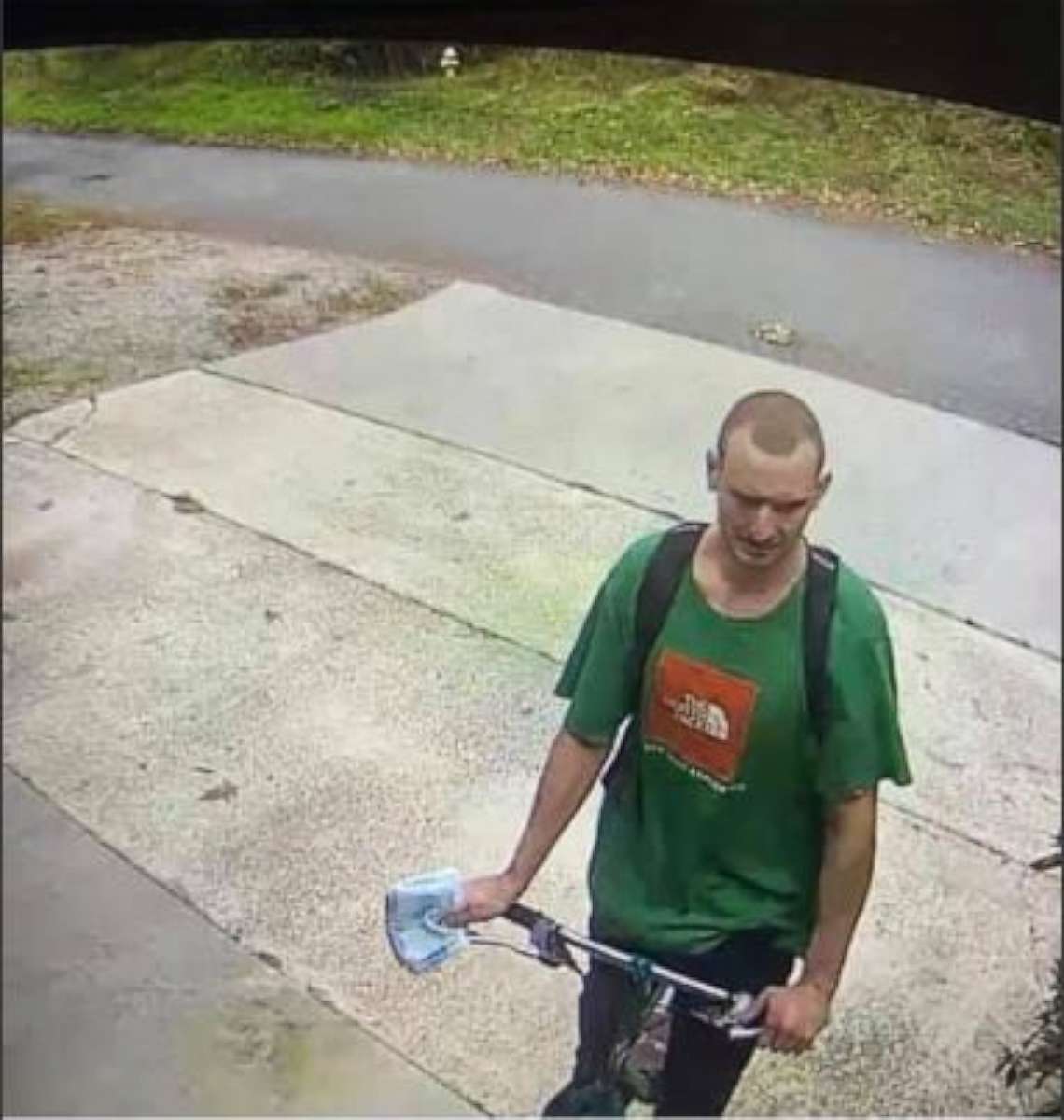 PHOTO: An accused porch pirate has been arrested after wearing the exact same shirt the very next day to a South Carolina courtroom that he had worn to steal packages from peoples’ porches, according to the Goose Creek Police Department on Nov. 13, 2020.