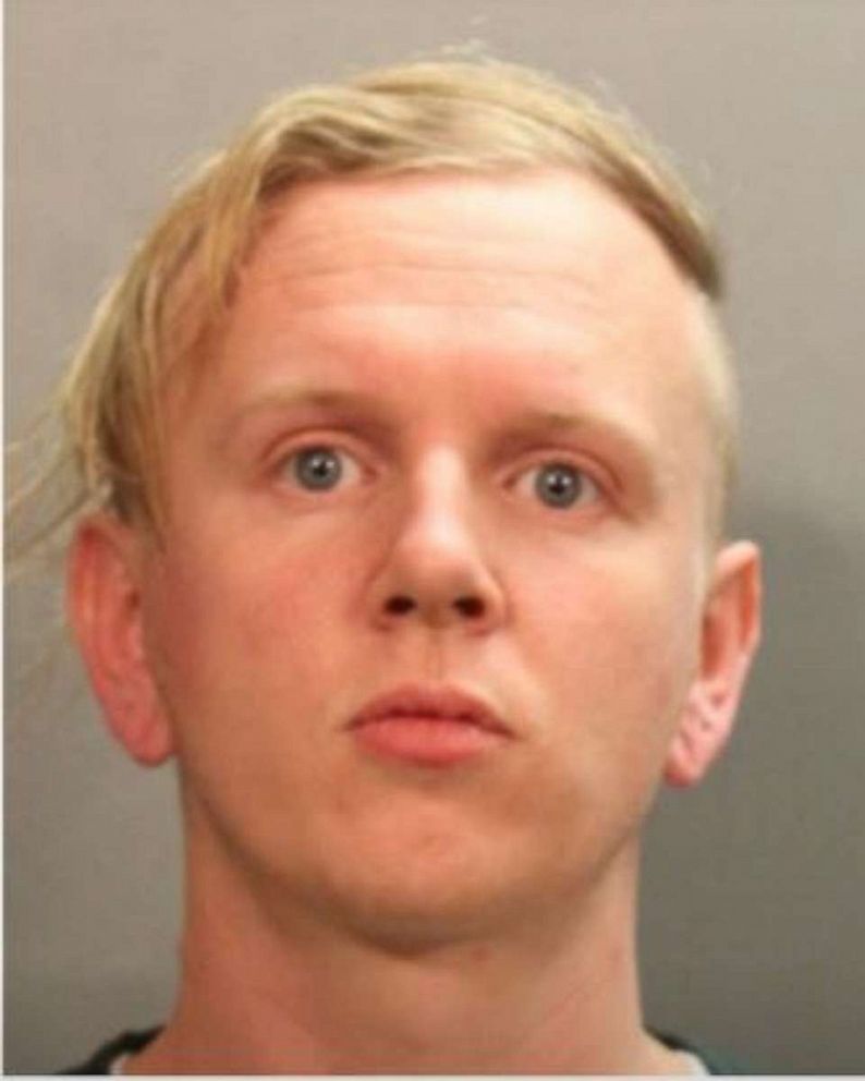 PHOTO: Gregory Timm, 27, was arrested in Jacksonville, Florida, after allegedly deliberately driving a van into a tent full of Trump supporters who were working to register new voters at a shopping center parking lot on Feb. 8, 2020.