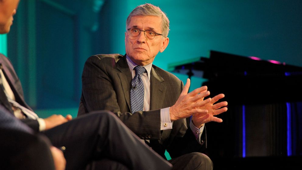Chairman of the U.S. Federal Communications Commission Tom Wheeler speaks onstage at the 2016 Common Sense Media Awards, May 3, 2016, in New York. 