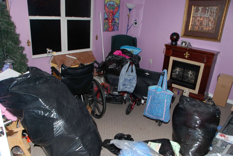 PHOTO: Gypsy and Dee Dee Blanchard's pink home, including this living room, was built for them by Habitat for Humanity.