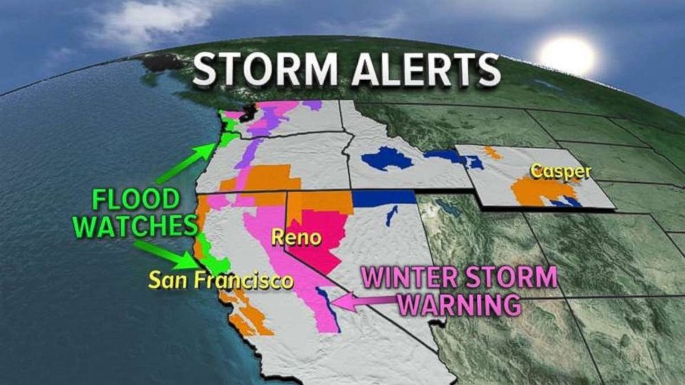 Major Storm Hitting West Coast With Heavy Rain, Strong Winds - ABC News