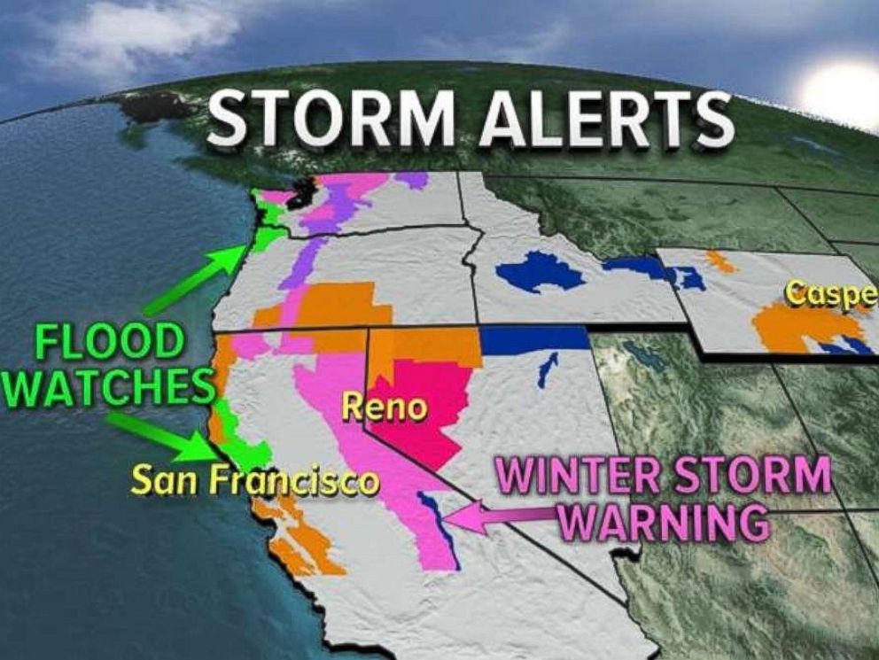 Major Storm Hitting West Coast With Heavy Rain, Strong Winds - ABC News