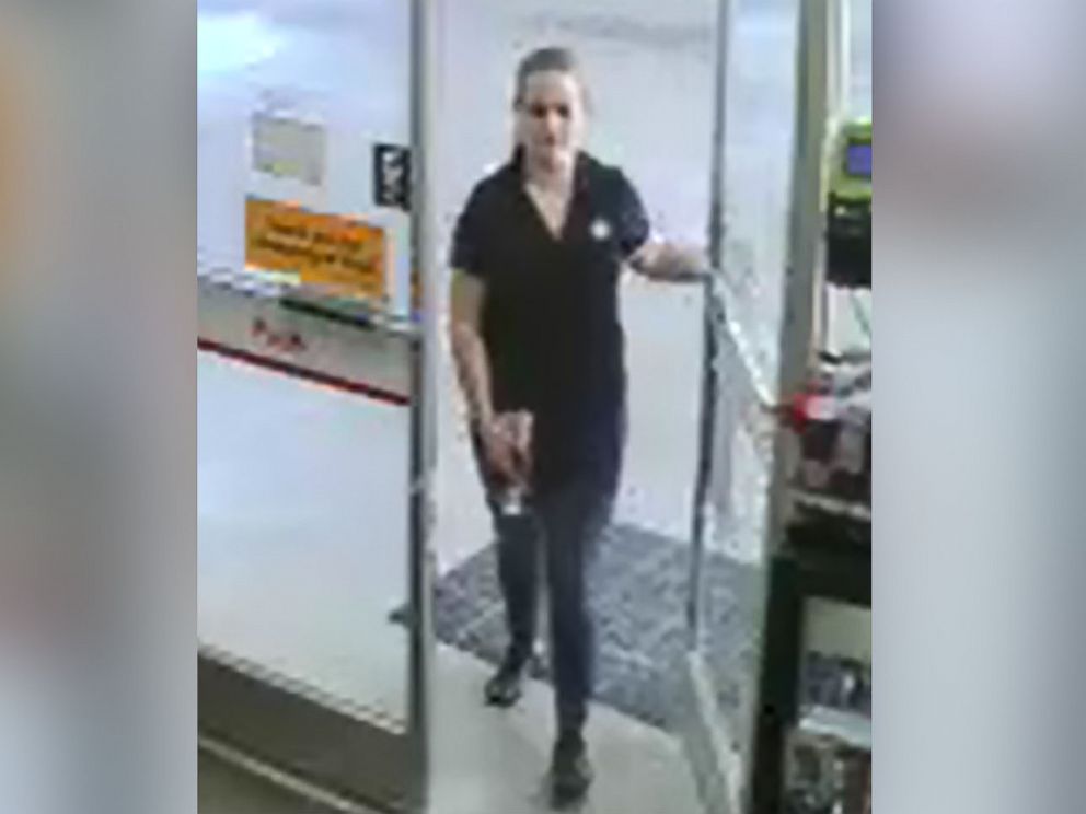 PHOTO: Surveillance cameras captured Allison Cope at a Shell gas station in Wake Forest, N.C., at approximately 4:15 p.m. ET on June 26, 2017.