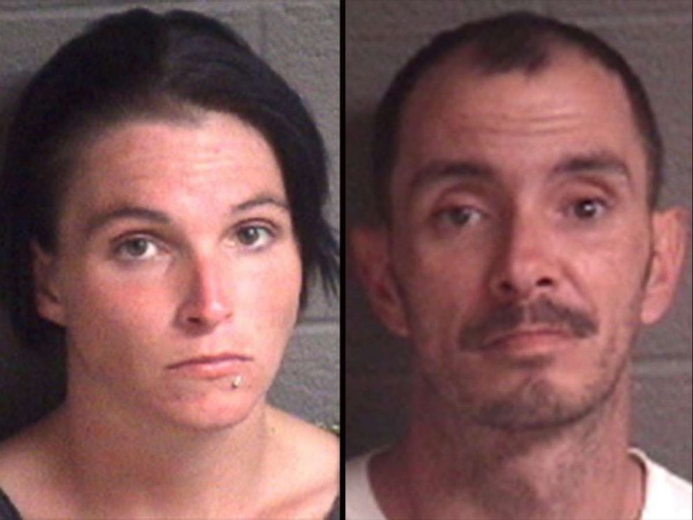 PHOTO: Christine Braswell, left and Robert Edward Raines, right.  Braswell chased Raines, with her vehicle eventually striking him after she found him going through her purse in her car.