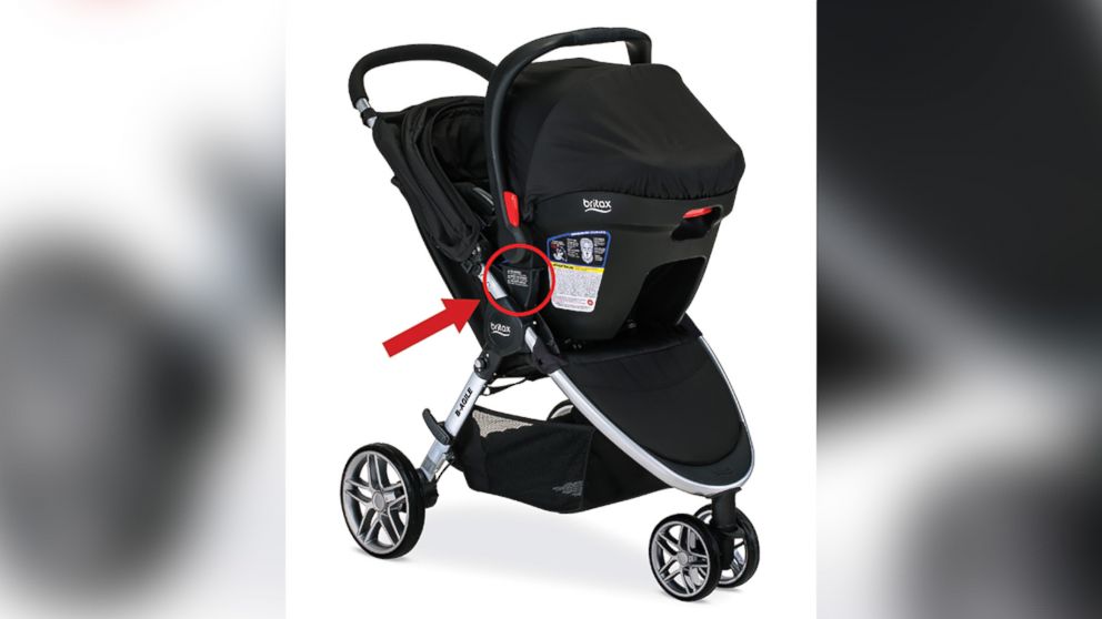 Britax b free on sale travel system recall