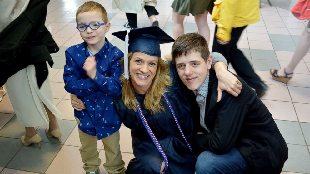PHOTO: GMA" honored Danielle Joliet, a U.S. Army veteran and mother of two, after she graduated from Pennsylvania State University this year.