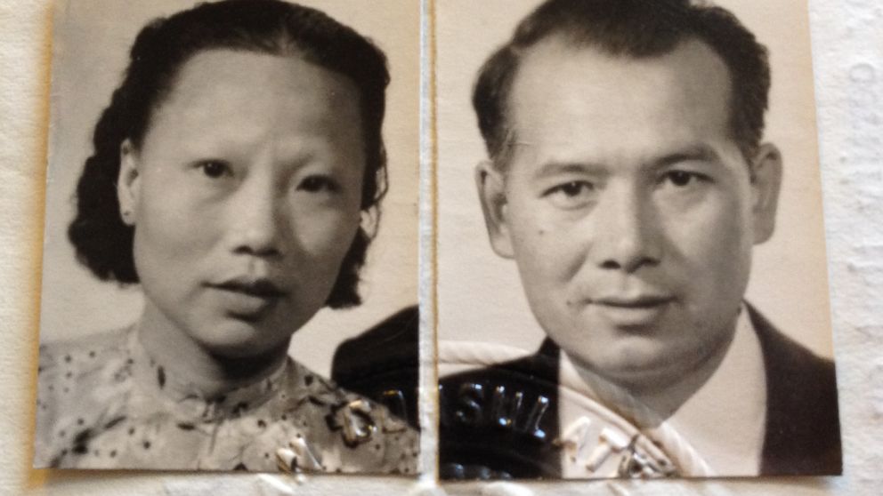 PHOTO: Nick Lee's grandmother, Pui-Jen Lee, and grandfather, William Lee. 