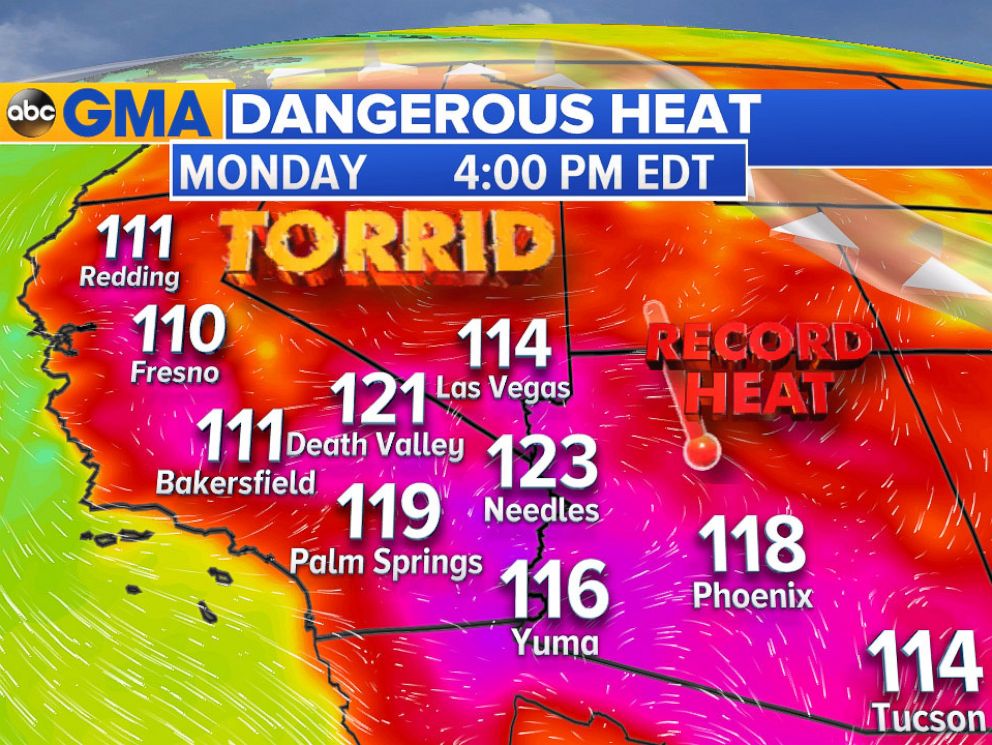 PHOTO: Nearly 60 million Americans could be affected by severe weather on Monday.