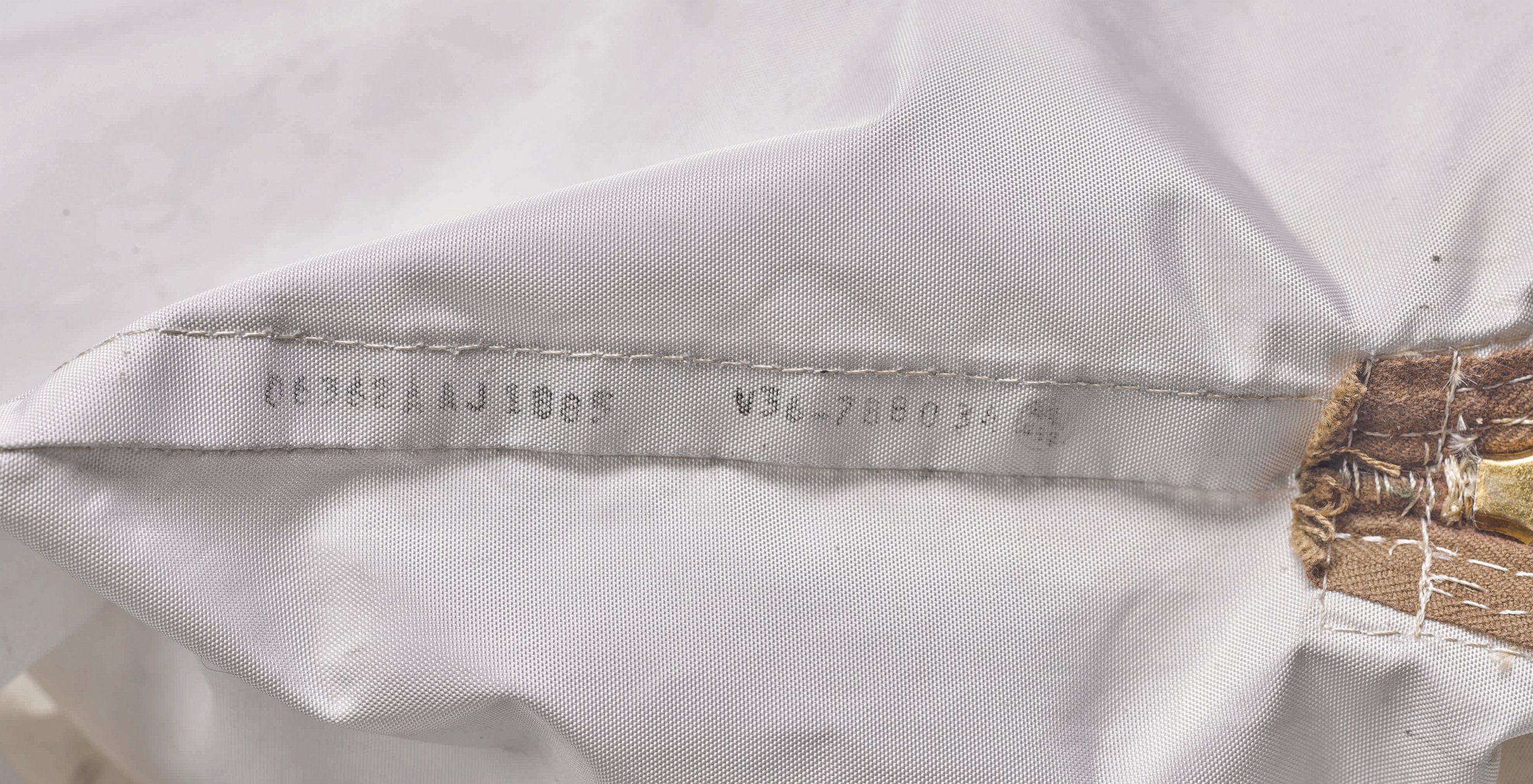PHOTO: Serial number of the lunar sample bag from Apollo 11 that contains space dust.