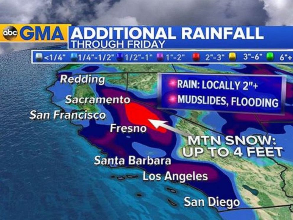 meteorologist map california