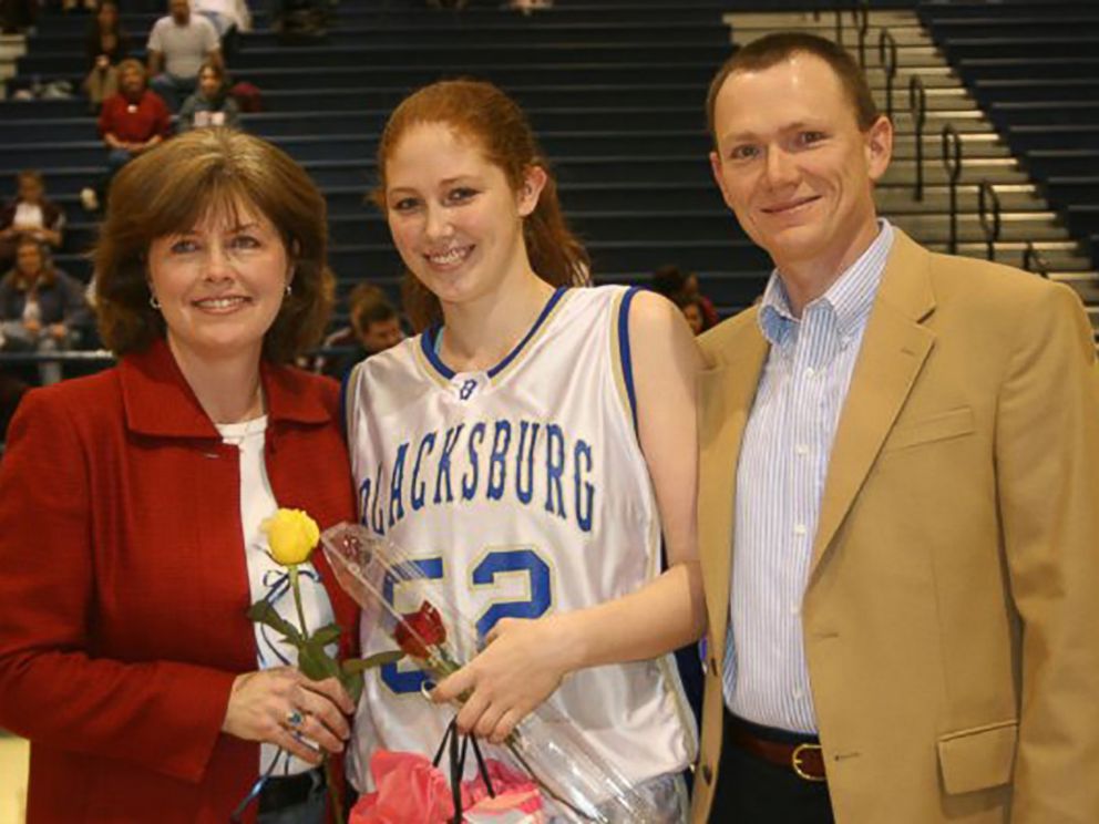 PHOTO: Austin Cloyd seen in an undated photo with her parents, Bryan and Renee Cloyd.