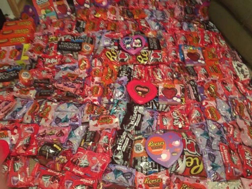 PHOTO: Utah teen Trytson Brown gave chocolates to all 537 girls in his school to make them feel special and unique on Valentines Day, his mother, Anissa Brown, said.