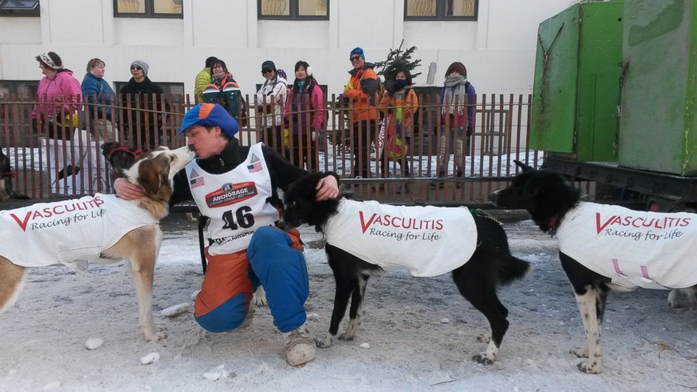 PHOTO: Cindy Abbott, seen in this photo taken at the 2014 Iditarod, was diagnosed with Wegener's Granulomatosis, a rare disease that causes inflammation of the blood vessels in the nose, sinuses, throat, lungs and kidneys, in 2007.