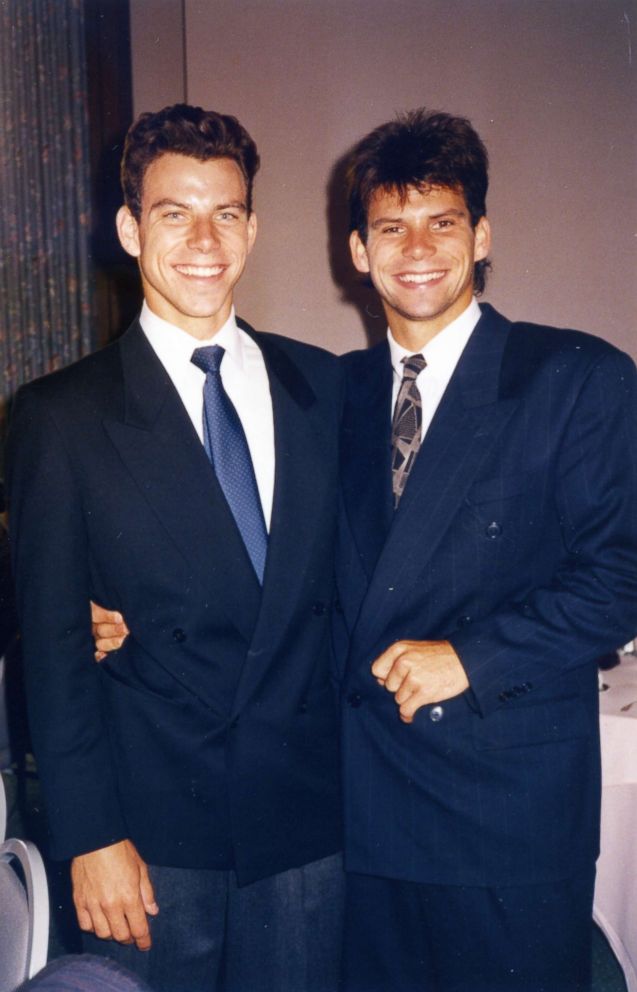 PHOTO: Erik, left, and Lyle Menendez are seen here as a young men in this undated family photo.