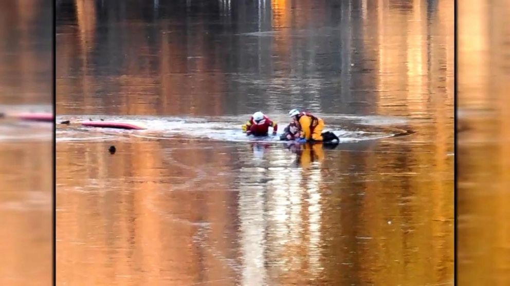 Firefighters Race Against the Clock to Rescue 2 Teens Who Fell Through ...
