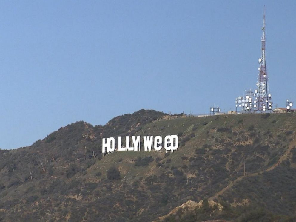 Iconic Hollywood Sign Vandalized in Apparent New Year's Prank - ABC News