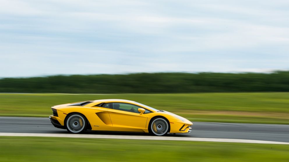 PHOTO: The 2017 Lamborghini Aventador S has a 6.5-liter V12 engine and can hit a top speed of 217 mph.