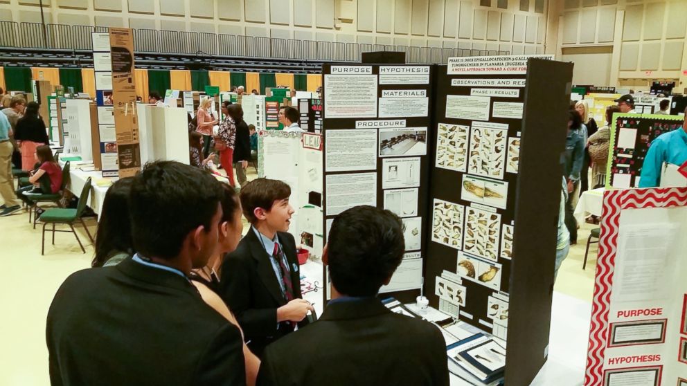 PHOTO: Stephen Litt, 12, won multiple awards at this year's Georgia Science and Engineering Fair for his cancer-related science fair project.